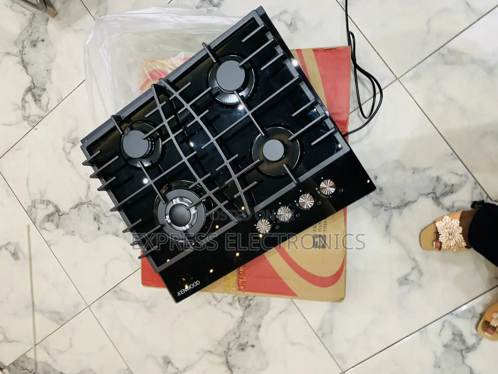 Better Deals Kenwood All Gas 4burner 60cm Black