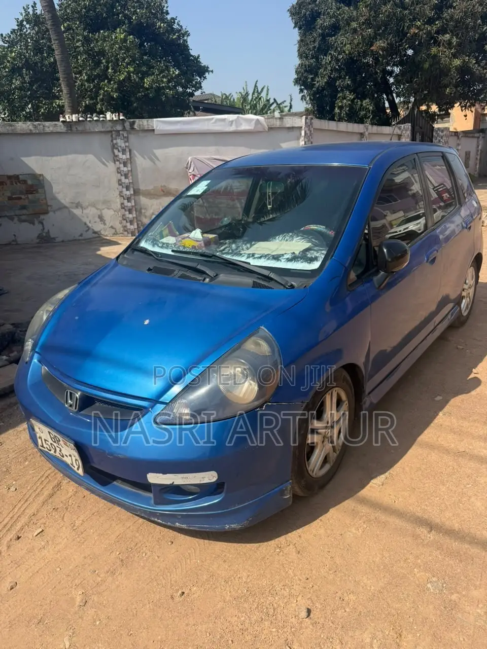 Honda Fit Automatic 2008 Blue