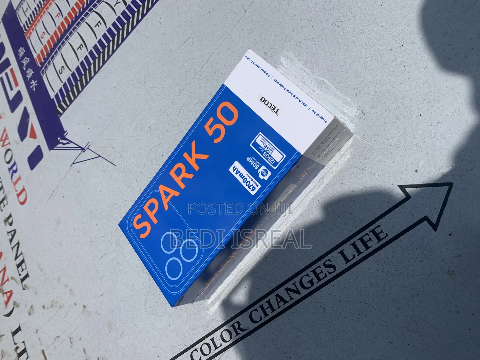 New Tecno Spark 50 128 GB Gray