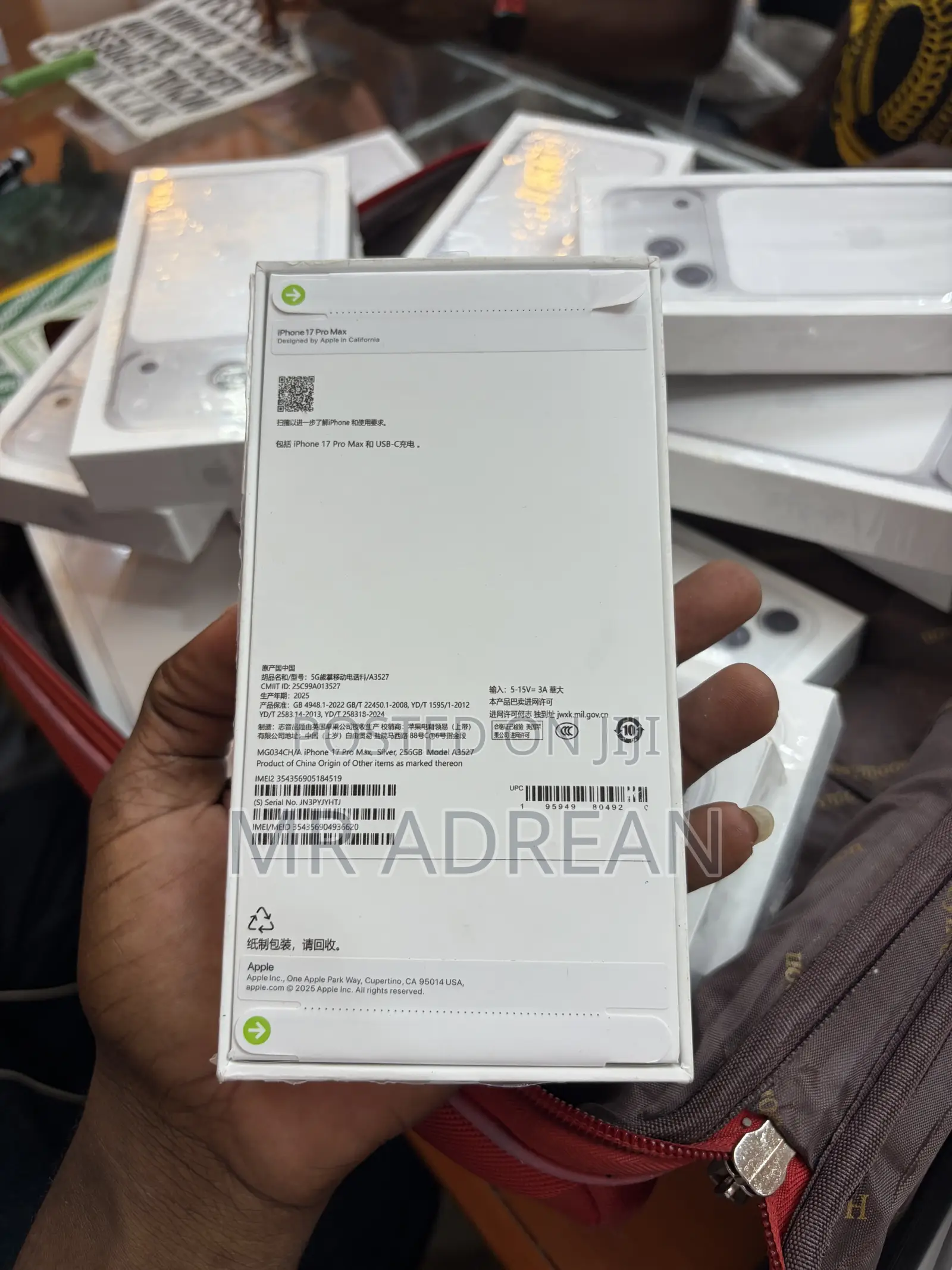 New Apple iPhone 17 Pro Max 256 GB White