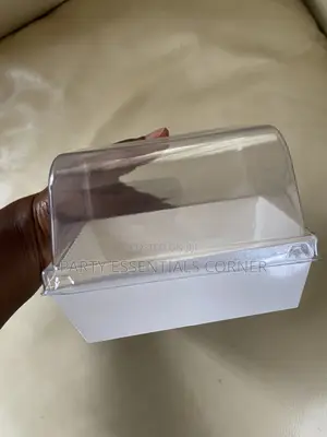 Rectangular Pastry Box With Dome Lid