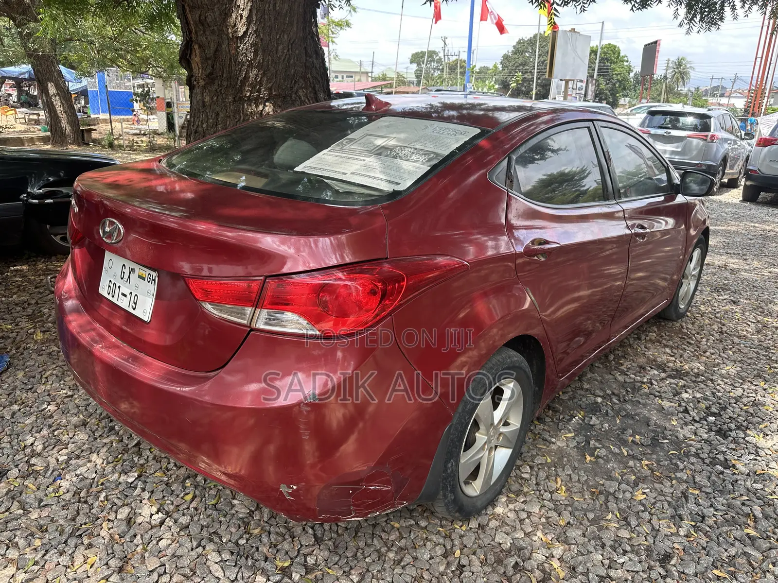 Hyundai Elantra Limited Sedan FWD (1.8L 4cyl 6A) 2013 Red