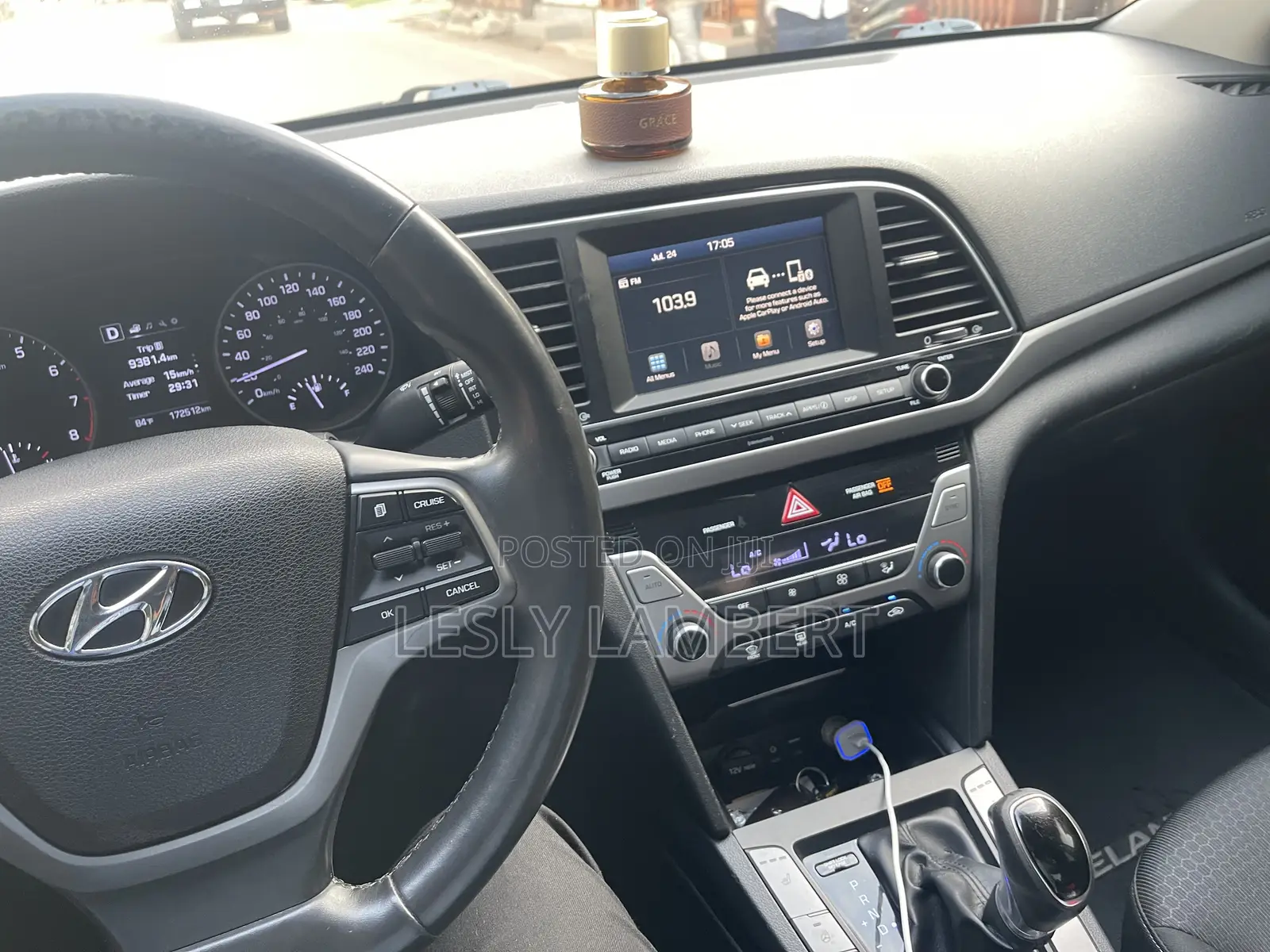 Hyundai Elantra Sport Sedan FWD (1.6L 4cyl 6M) 2017 Blue
