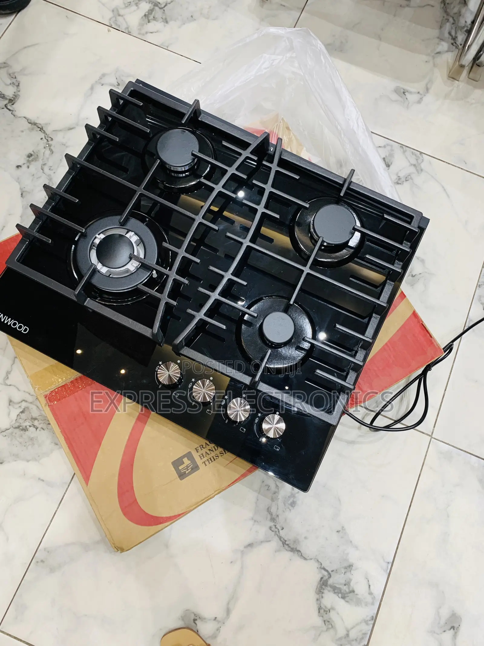 Ultra High Quality Kenwood All 4burner Built in Cooker Black