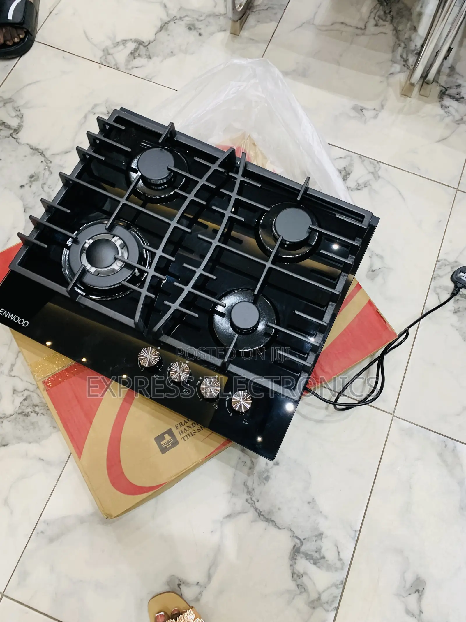 Call for the New Kenwood All Gas 4burner Built in Black