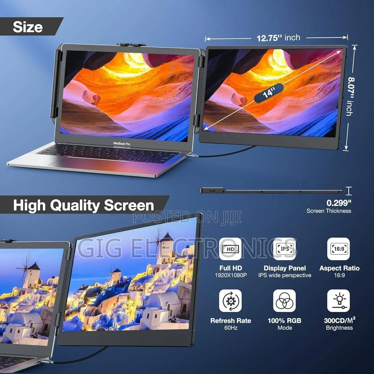V2com Extended Portable Monitor