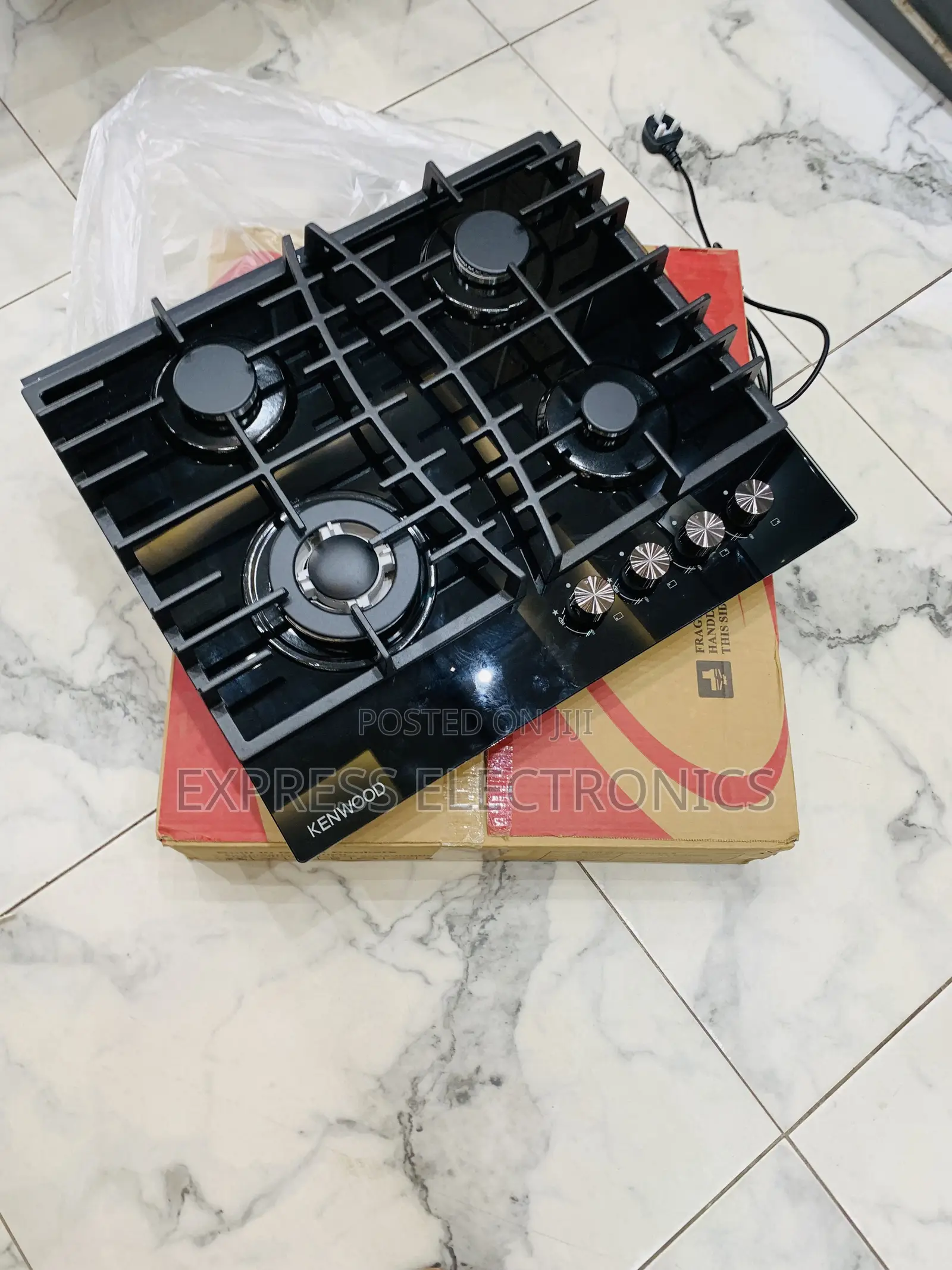 Quality Sleek Kenwood Gas Cooker Built in 4burner