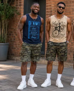 Men's American Size Sleeveless Top