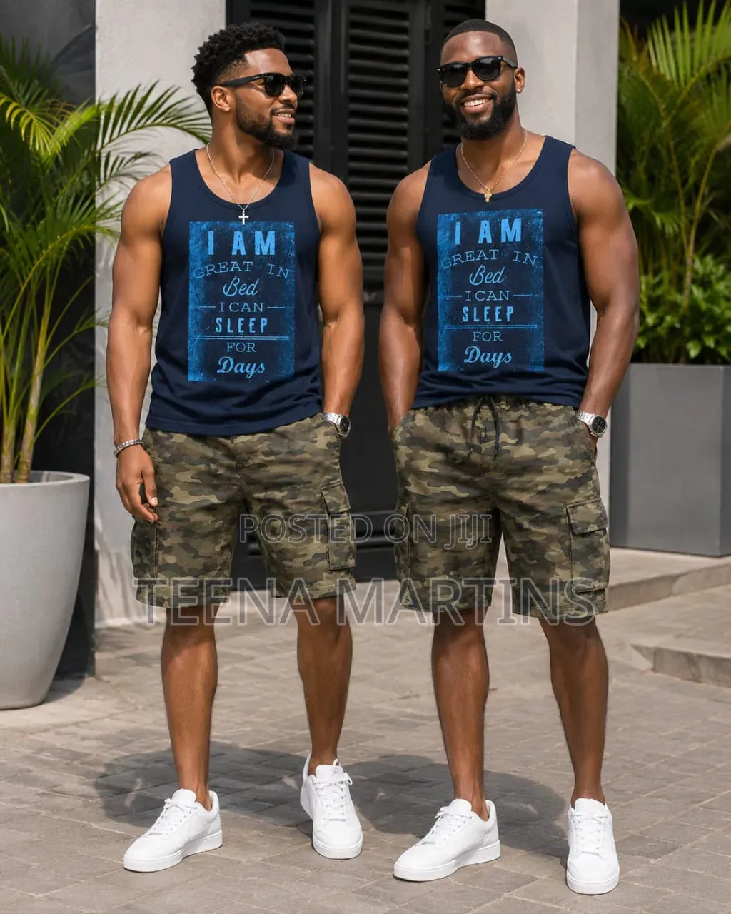 Men's American Size Sleeveless Top