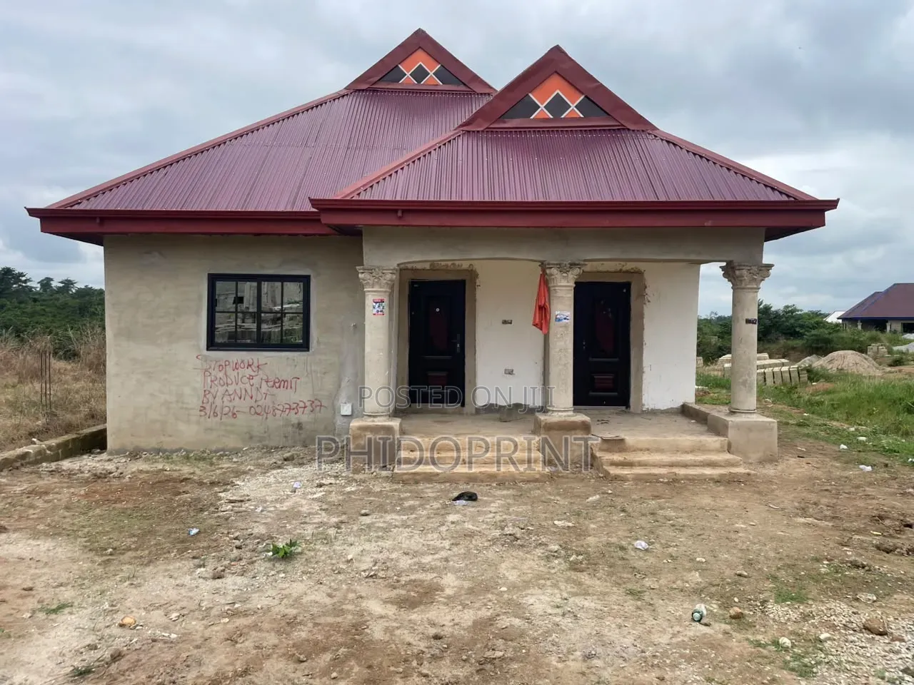 Furnished 3bdrm House in Ejisu-Juaben Municipal for sale