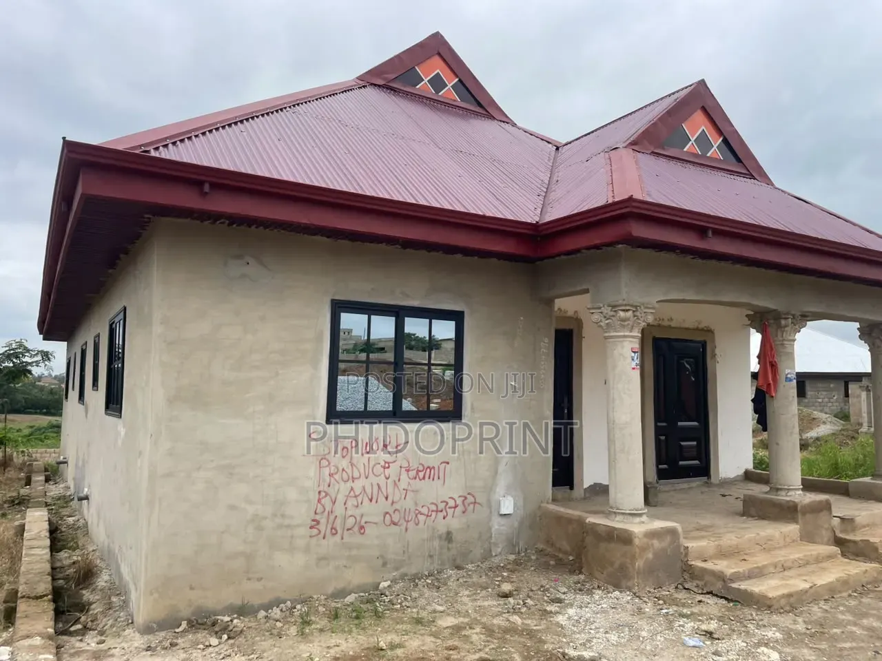 Furnished 3bdrm House in Ejisu-Juaben Municipal for sale