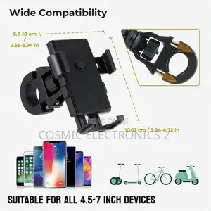 Universal Motorcycle and Bicycle Phone Holder With 360° Rotation