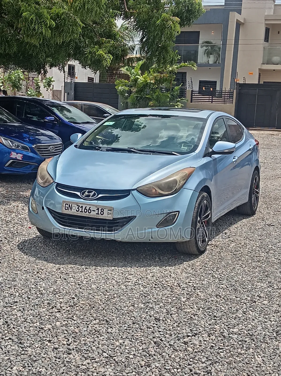 Hyundai Elantra 2012 Blue