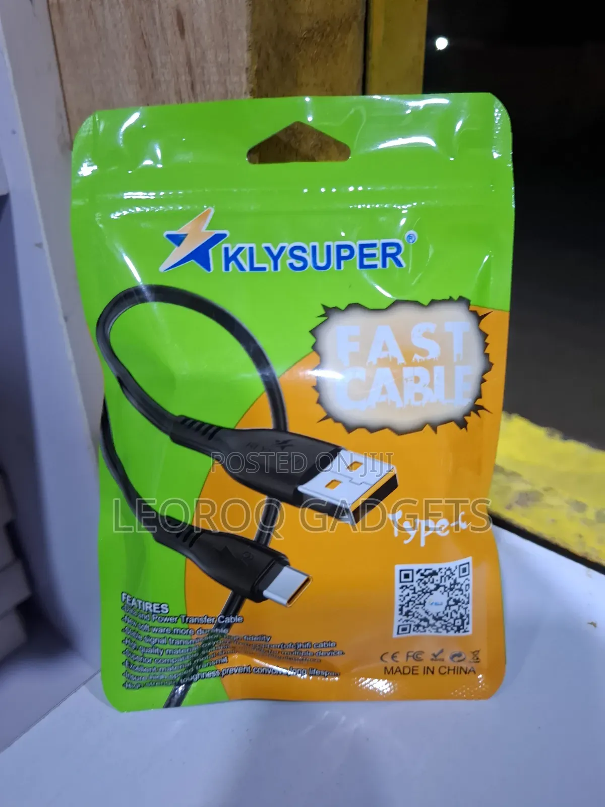 KLYSUPER Fast Charging & Data Cable (USB to Type-C)