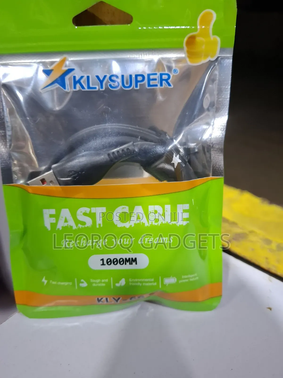 KLYSUPER Fast Charging & Data Cable (USB to Type-C)