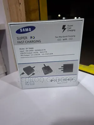 SAMG 120W Super Fast Charger Set (PD Type-C Adapter + Type-C Cable)