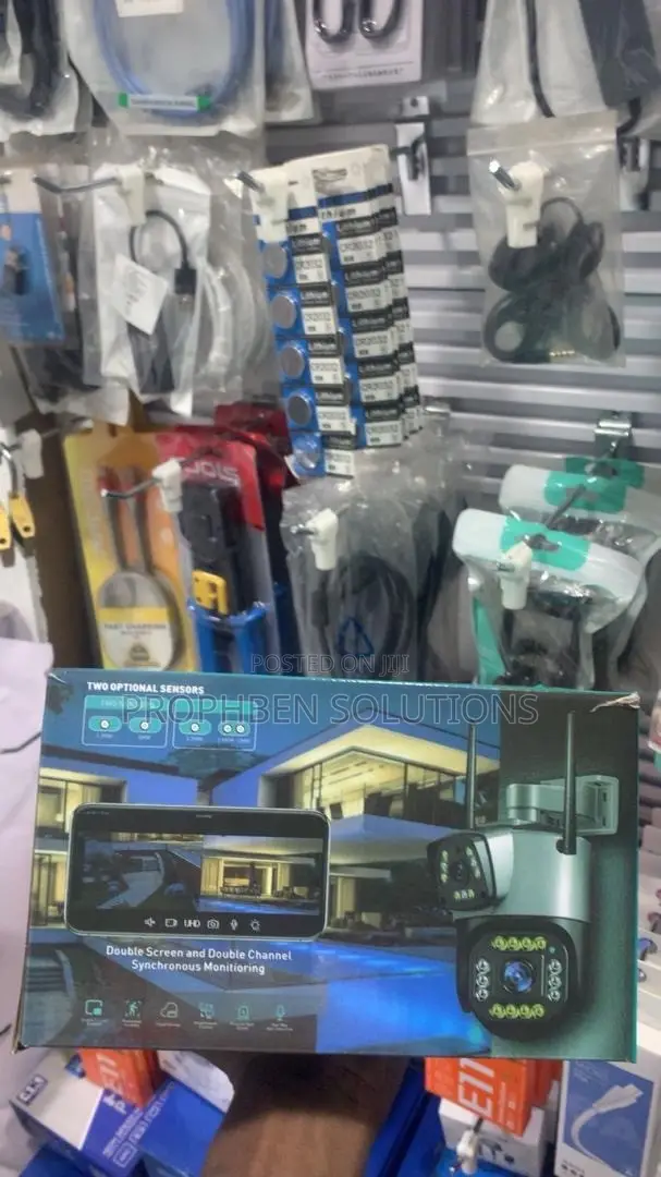 4G Dual Lens CCTV Camera