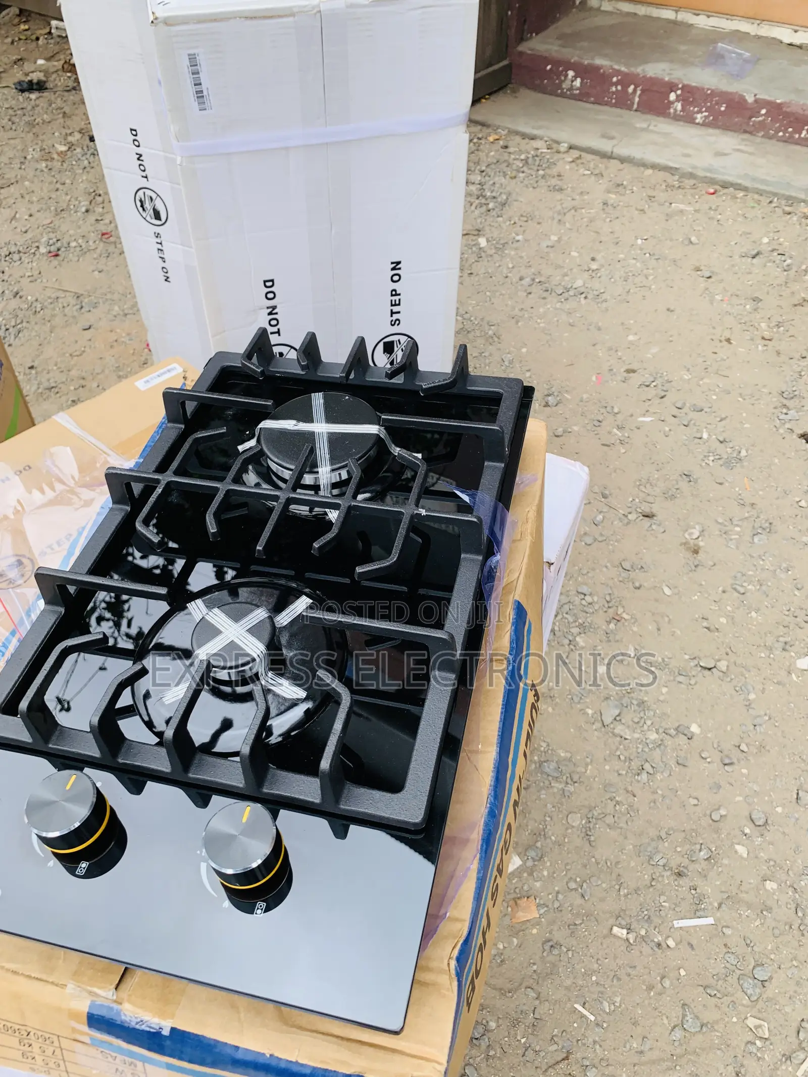 High Quality Kenwood Gas Built in 2burner All Gas Black.
