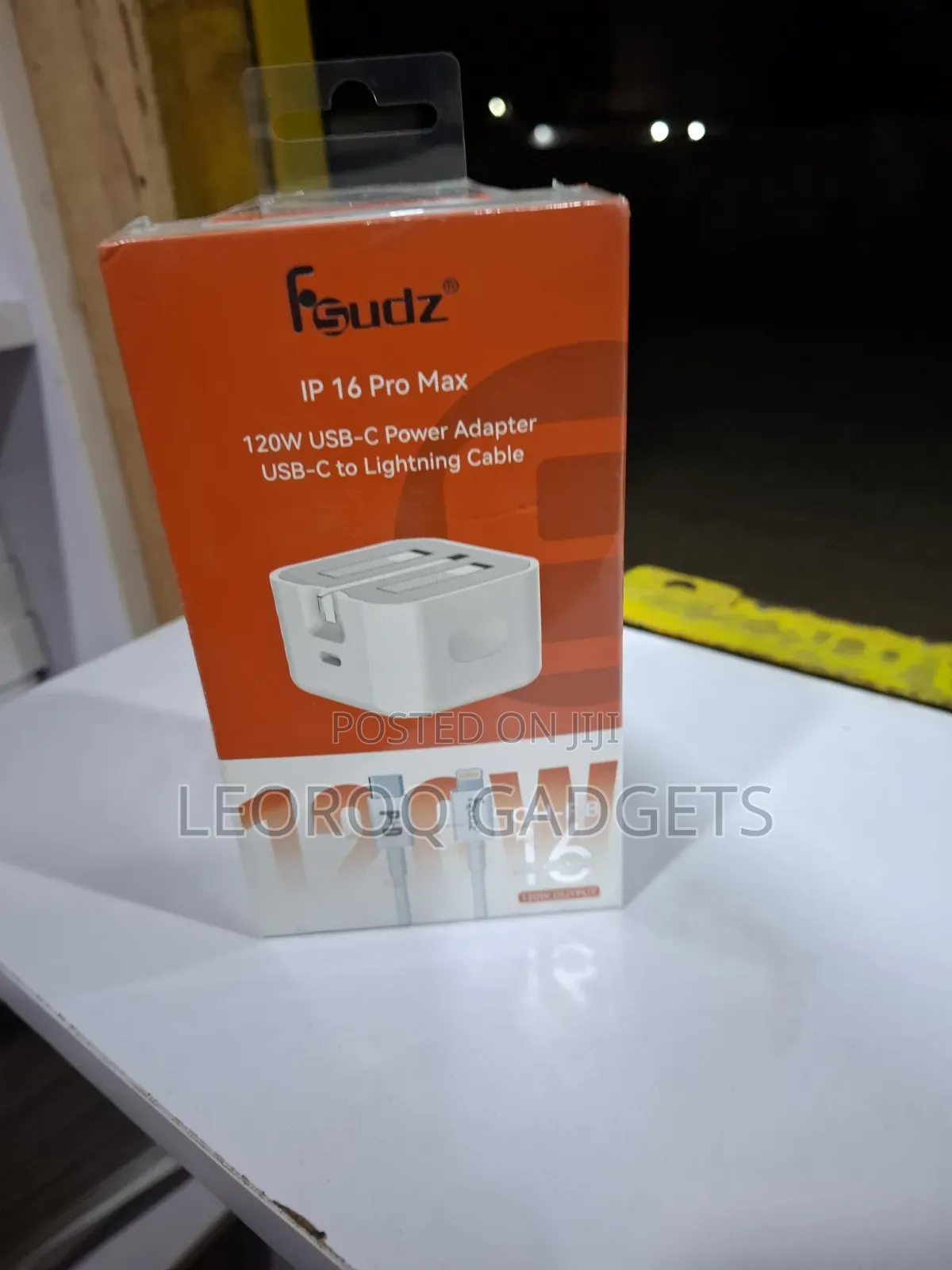 Fsudz 120W USB-C Charger Set (Power Adapter + USB-C to Lightning)