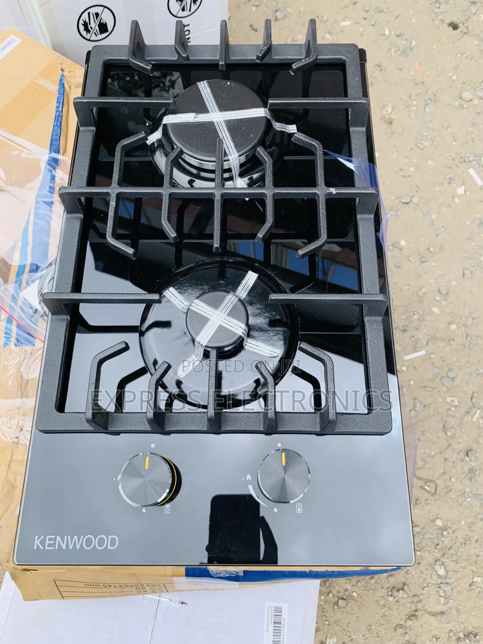 Text Us Fir Your Kenwood Gas Built in 2burner Black