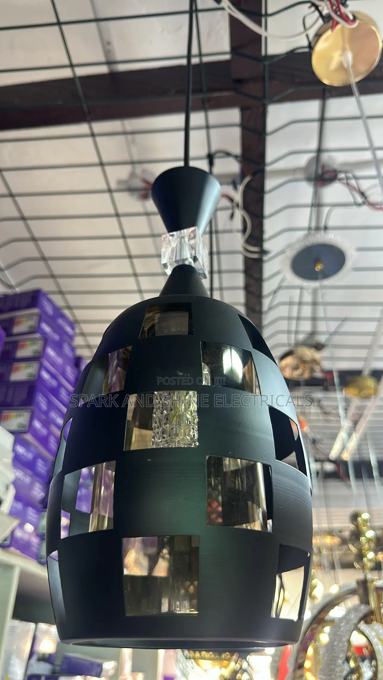 Black Body Pendant Light