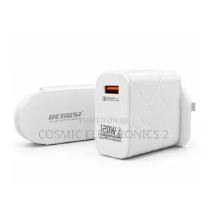 SW-14 120W Super Fast Charger – Single USB-A Port, 3-Pin Plug