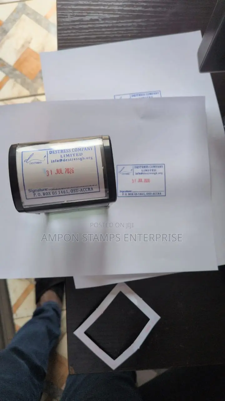 Self Ink Stamp Rectangular