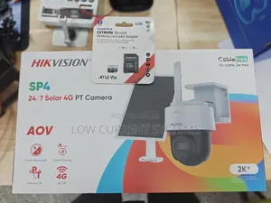 Hikvision SP4 Solar Camera 4mp Sim Card + Free SD Card 128GB