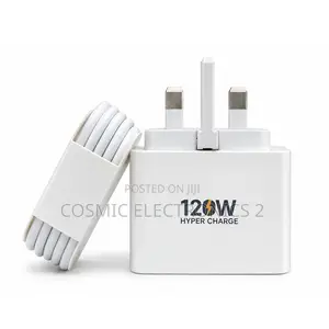 Regrsi 120W Hyper Fast Charger With USB Type-C Port – CH-NOTE12