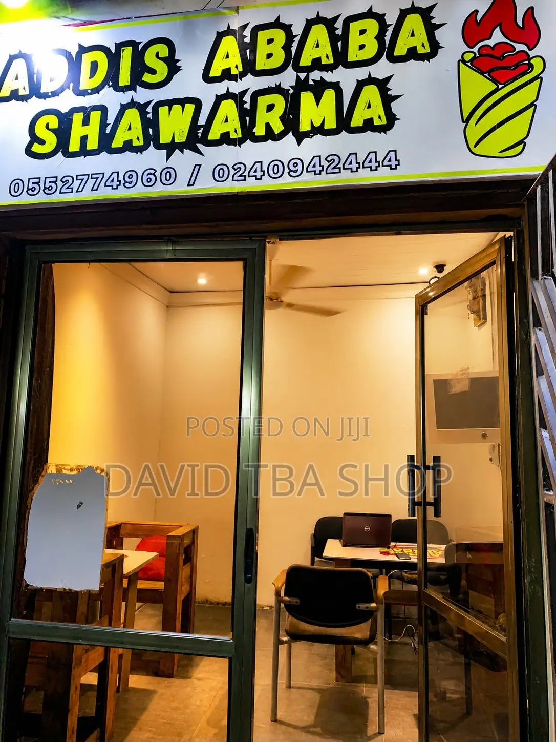 Shop for Rent / Washroom, Meter, Billboard, Fans, Light, Available
