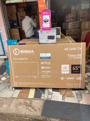 Sigma 65 Inch QLED Smart Uhd 4k TV With Wifi and Bluetooth
