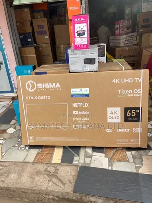 Sigma 65 Inch QLED Smart Uhd 4k TV With Wifi and Bluetooth