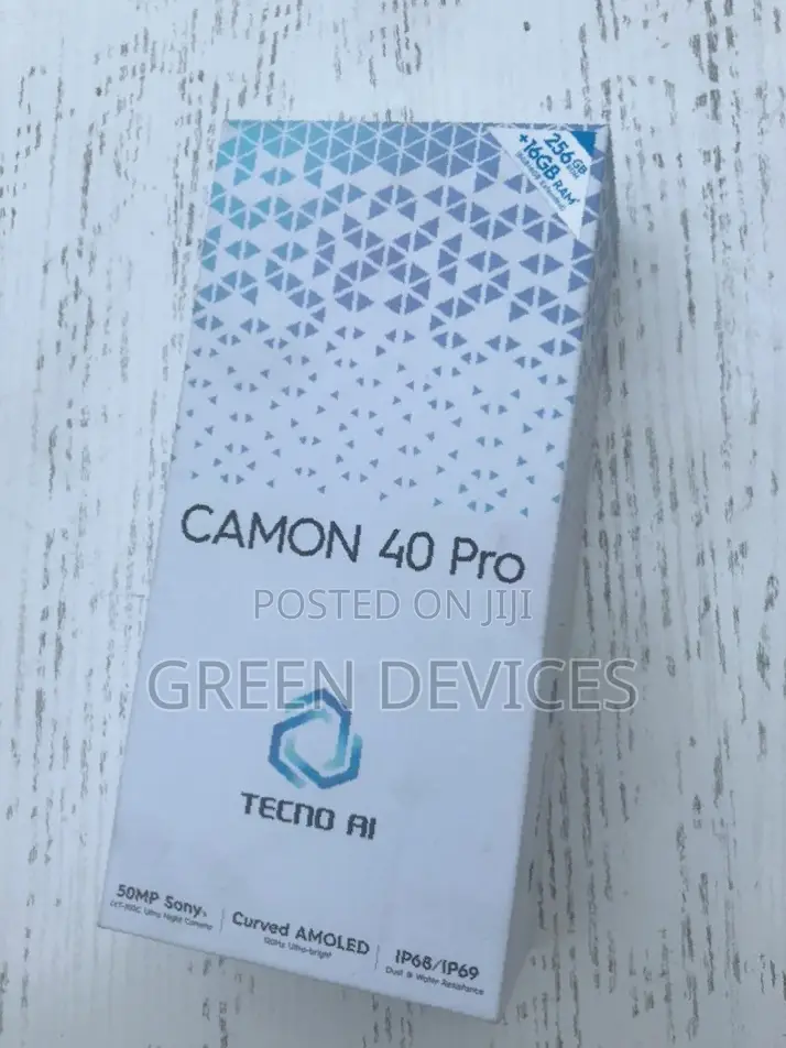 New Tecno Camon 40 Pro 4G 256 GB Blue