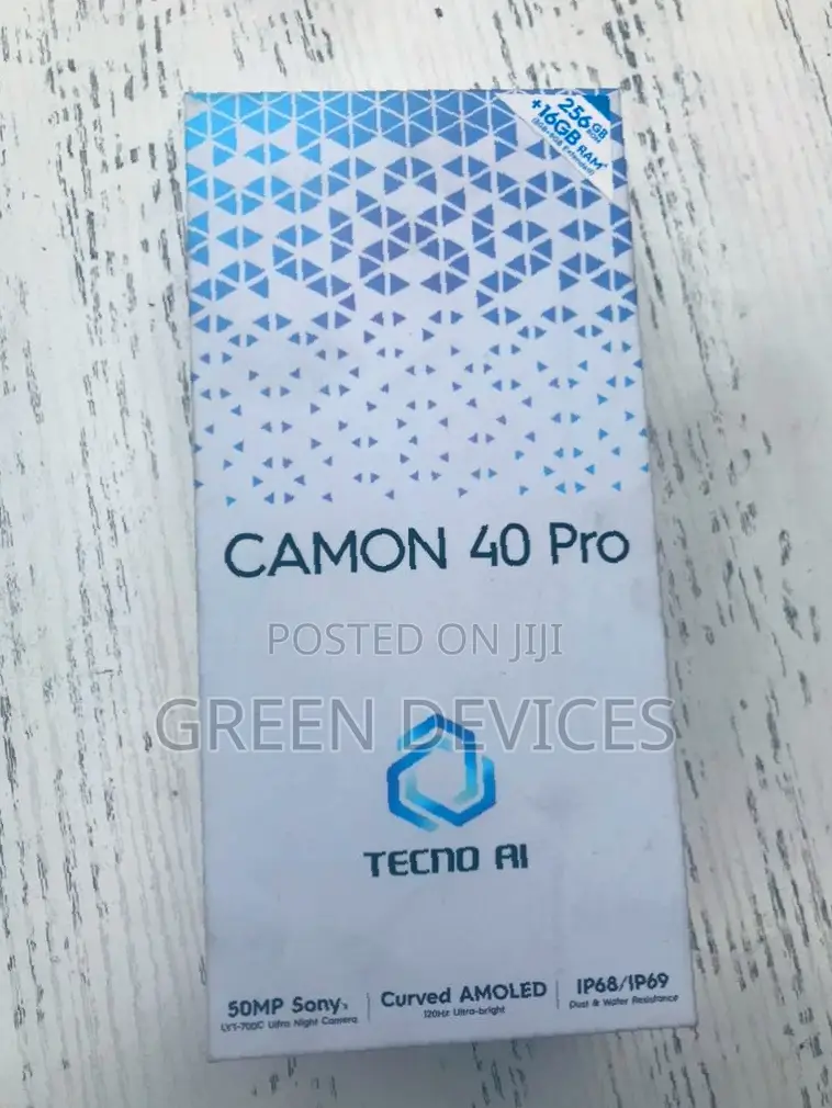 New Tecno Camon 40 Pro 4G 256 GB Blue