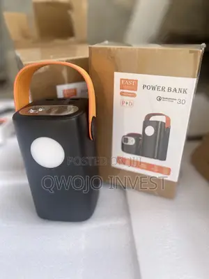 Quick Charge Portable Power Bank With Torch Light 60000mAh