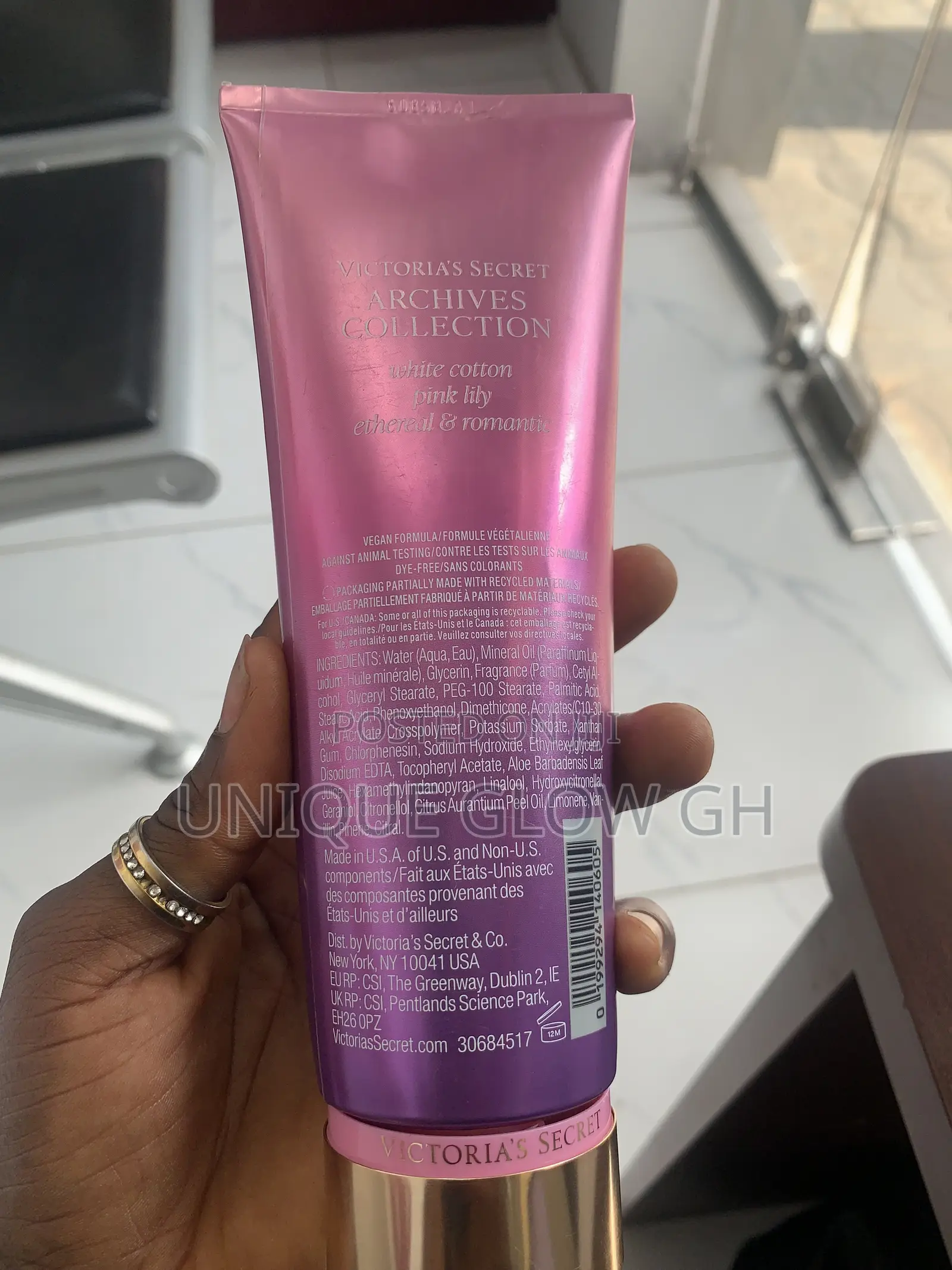 Victoria’s Secret Sheer Love White Cotton Pink Lily Perfume Lotion