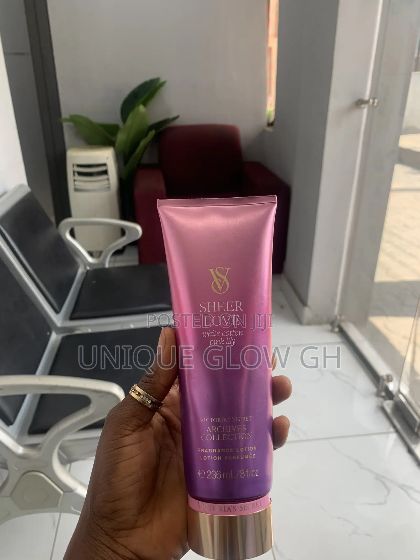 Victoria’s Secret Sheer Love White Cotton Pink Lily Perfume Lotion