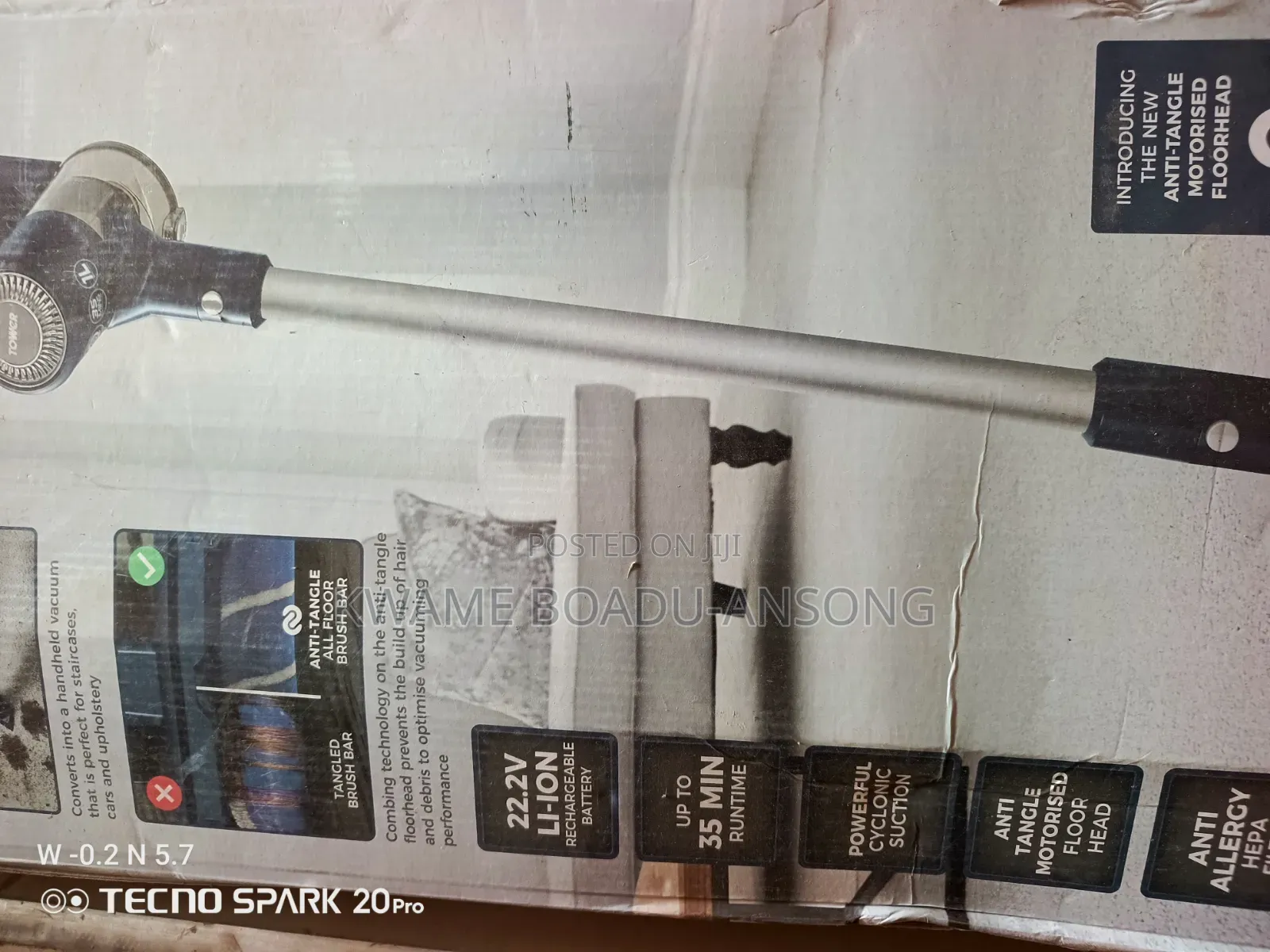 Tower Cordless Vacuum Cleaner