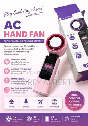 AC Handheld Fan