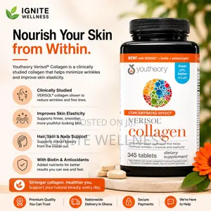 Youtheory Verisol Collagen 2500mg - 345 Tablets