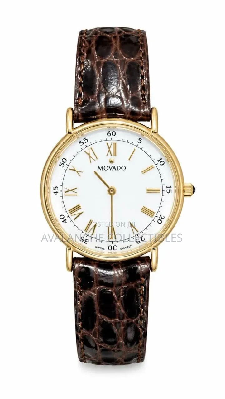 Movado Museum Classic Gent's Dress Watch 42mm Case Size.