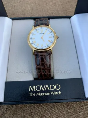 Movado Museum Classic Gent's Dress Watch 42mm Case Size.
