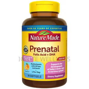 Nature Made Prenatal Folic Acid + DHA - 90 Softgels