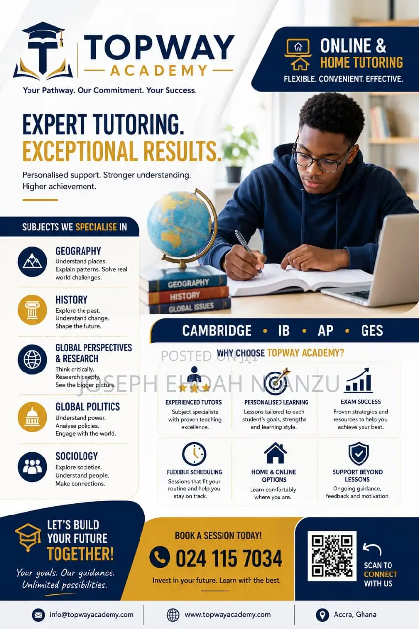 Private History, Geography, Sociology & Global Perspectives Tutor