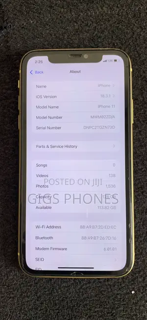 Apple iPhone 11 128 GB Yellow