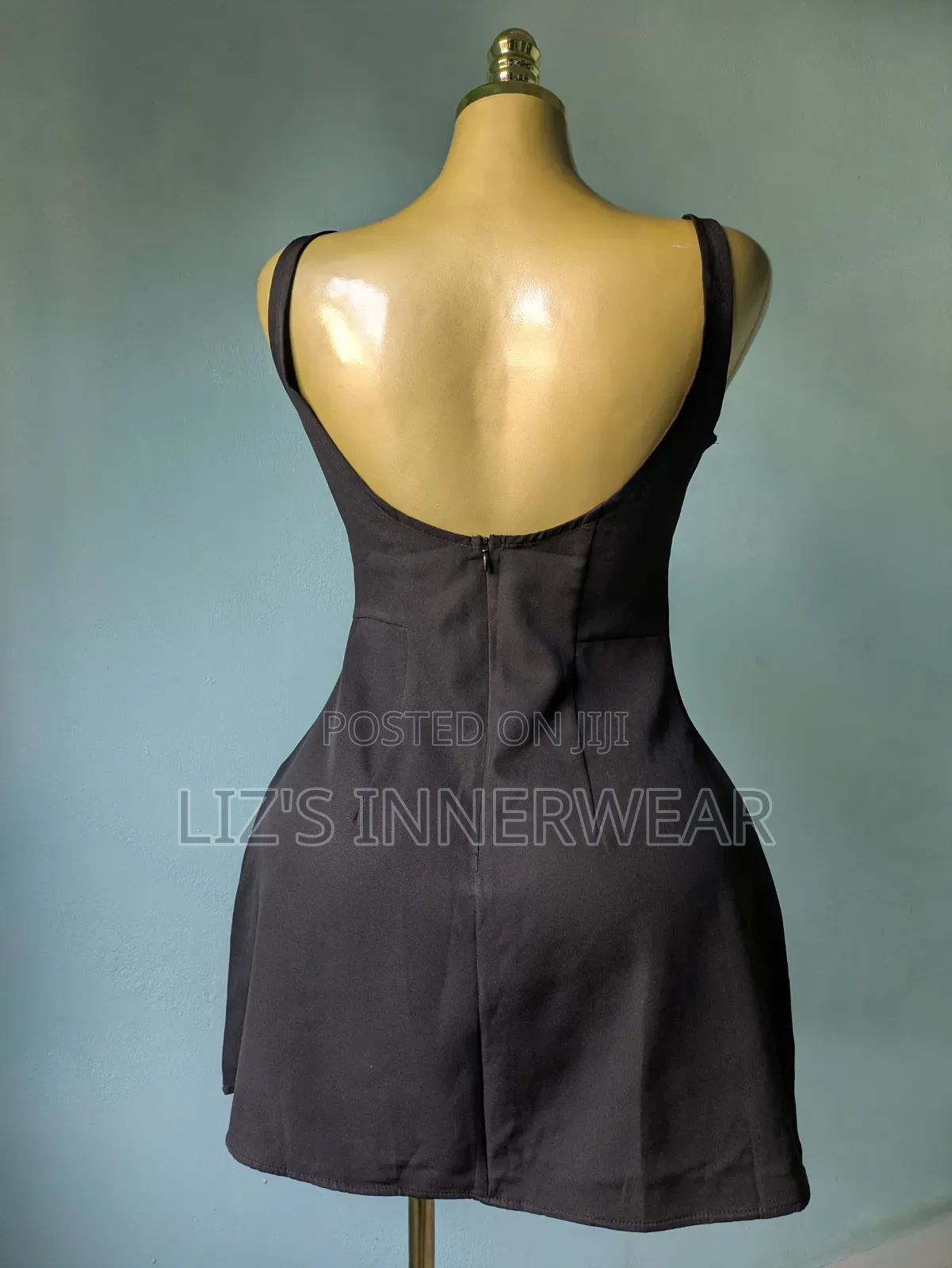 Sleeveless Black Mini Dress