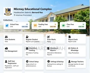 School Management System Software - Report Cards & Fees