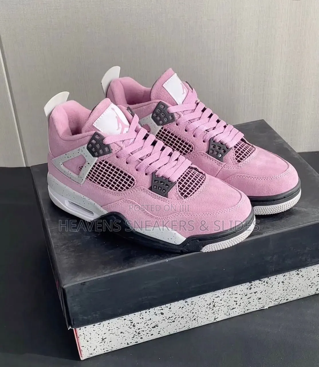 The Nike Air Jordan 4 Retro "Orchid".