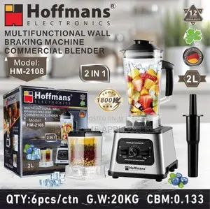 Hoffman(HM-2108). 2 in 1 Blender
