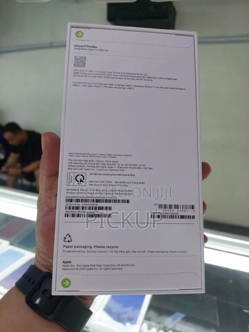 New Apple iPhone 17 Pro Max 1 TB Silver